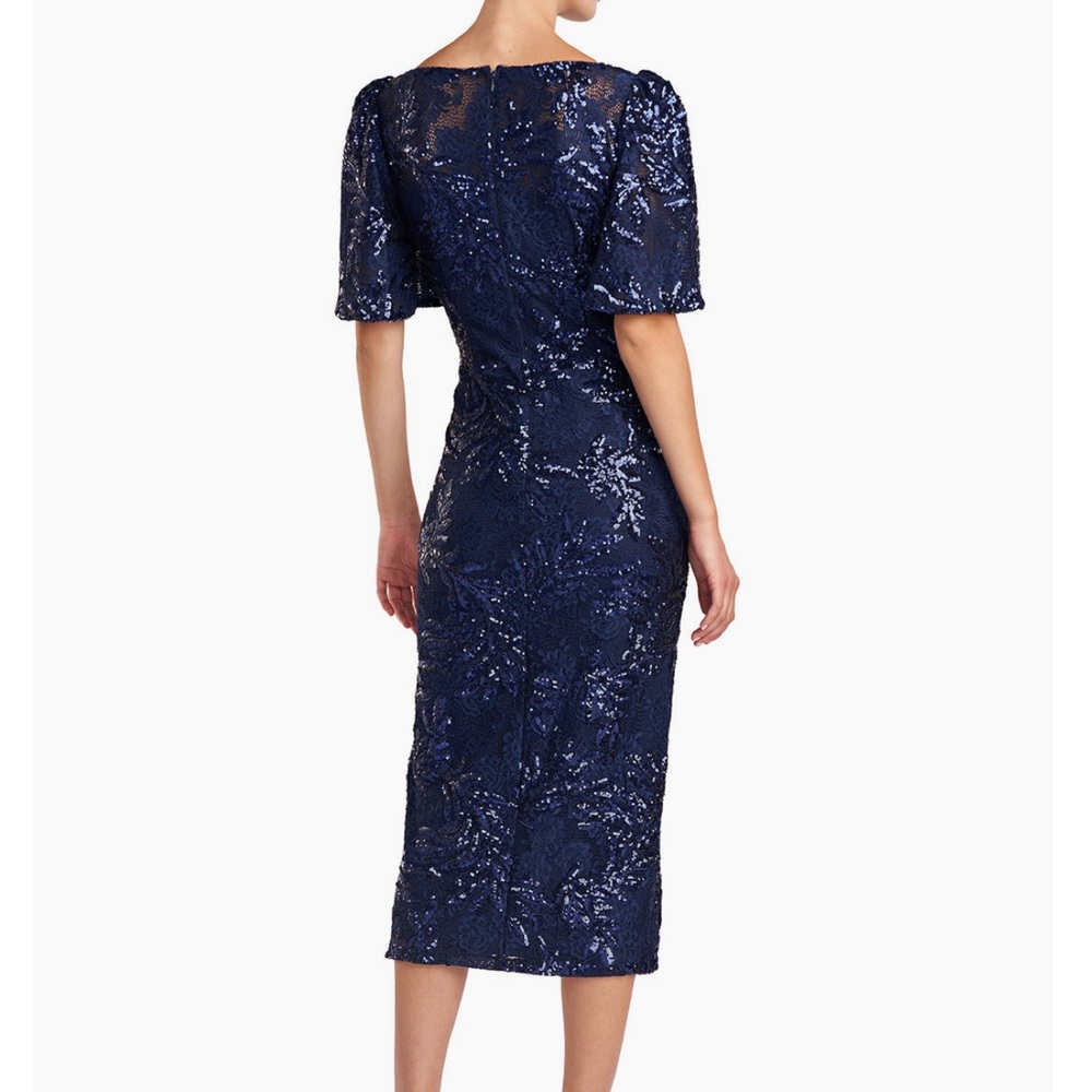 JS Collection ADEL TEA LENGTH DRESS - Picture 2 of 8